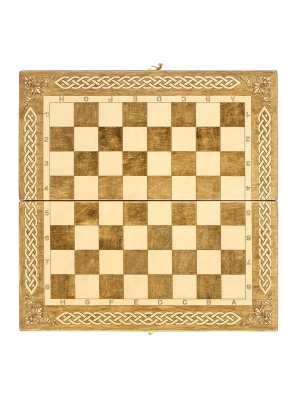 картинка Шахматы + Шашки + Нарды 3 в 1 "Амбассадор 4", 40 см, ясень, Partida от магазина Gamesdealer.ru