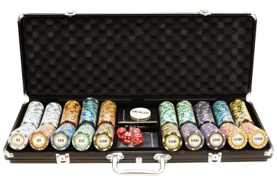 картинка Набор для покера Monte Carlo на 500 фишек от магазина Gamesdealer.ru