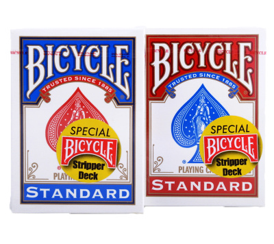 картинка Карты "Bicycle Stripper Deck red/blue" от магазина Gamesdealer.ru