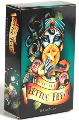 Карты Таро "Eight Coins' Tattoo Tarot" US Games / Таро Тату Восьми Монет