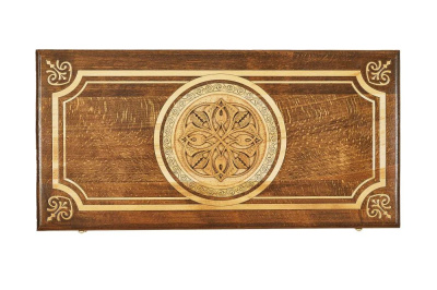 картинка Нарды резные "Золотой Узор 5" 60, Mirzoyan от магазина Gamesdealer.ru