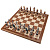 картинка Шахматы "Спартак" 58 см маркетри, Madon (деревянные, Польша) от магазина GamesDealer.ru