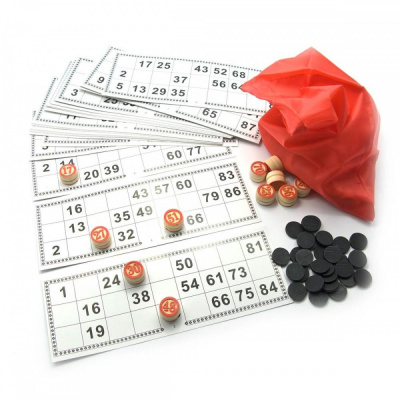 картинка Русское лото (деревянные бочонки) в блистере 23x11 см от магазина Gamesdealer.ru