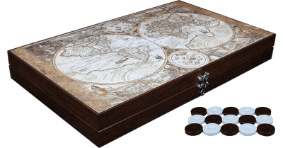 Нарды кожаные Античная Карта, Турция, Yenigun