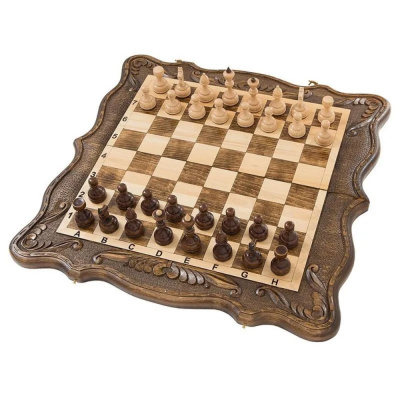 картинка Шахматы + нарды резные 50, am452, Mirzoyan от магазина Gamesdealer.ru
