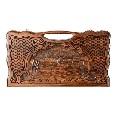 картинка Нарды резные "Рыбак" 50, Haleyan от магазина Gamesdealer.ru