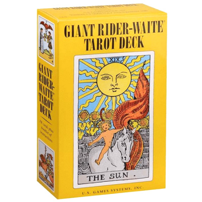 Карты Таро "Giant Rider-Waite Tarot Deck" US Games / Гигантский всадник-Колода Таро Уэйта