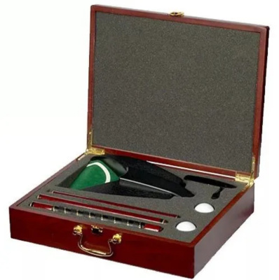 картинка Набор для гольфа Partida c автоматической лузой в деревянном кейсе от магазина Gamesdealer.ru