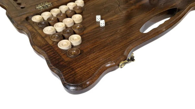 картинка Нарды резные "Эчмиадзин" с ручкой 50, Haleyan от магазина Gamesdealer.ru