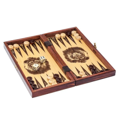 картинка Шахматы + Шашки + Нарды "Кинг 34" Madon (деревянные, Польша) от магазина Gamesdealer.ru