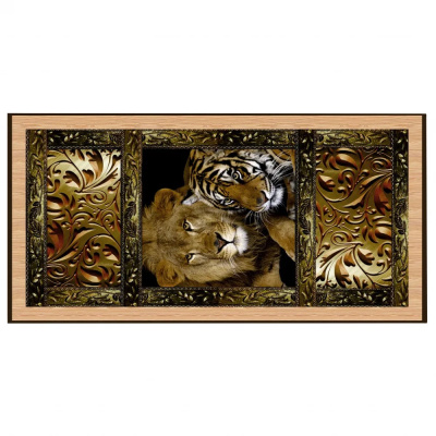 картинка Нарды + Шашки Сирия Львы большие (Россия, дерево, 60 см), Partida от магазина Gamesdealer.ru