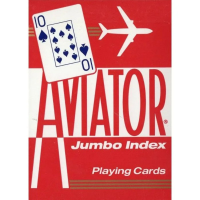 картинка Карты "Аviator Jumbo Index Red" от магазина Gamesdealer.ru