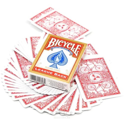картинка Карты "Bicycle Standard League Back red/blue" от магазина Gamesdealer.ru