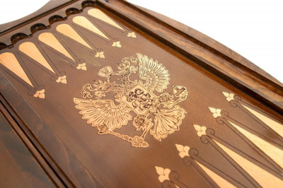 картинка Нарды резные "Герб РФ 2", Simonyan от магазина Gamesdealer.ru