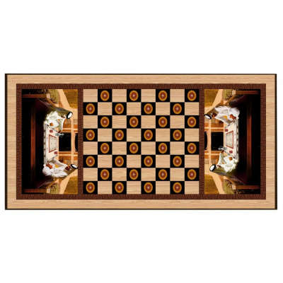 картинка Нарды + Шашки Сирия Шейхи большие (Россия, дерево, 60 см), Partida от магазина Gamesdealer.ru