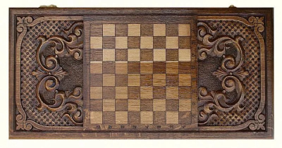 картинка Нарды резные "Герб РФ 2", Mkhitaryan от магазина Gamesdealer.ru