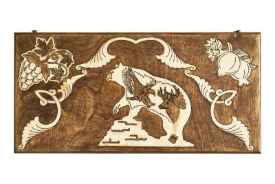 картинка Нарды резные "Дикий мир", Ustyan от магазина Gamesdealer.ru