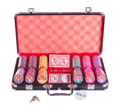 Набор для покера 2 Kings Ceramic на 300 фишек, Partida