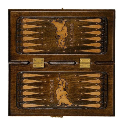 картинка Нарды резные "Герб РФ 3" 30, Mirzoyan от магазина Gamesdealer.ru