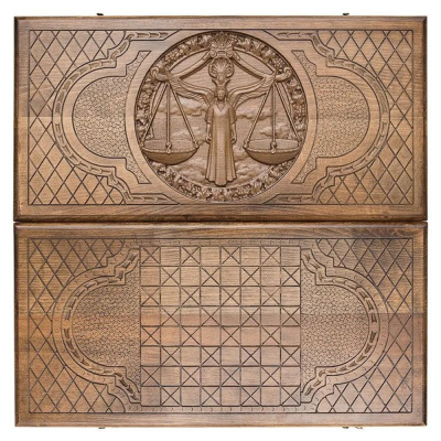 картинка Нарды резные "Зодиак Весы", Ustyan от магазина Gamesdealer.ru