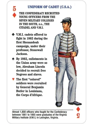 картинка Карты "Uniforms of the Civil War Cards Game" от магазина Gamesdealer.ru