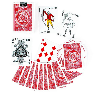 картинка Карты "Tally-Ho Standard Index red/blue Circle " от магазина Gamesdealer.ru