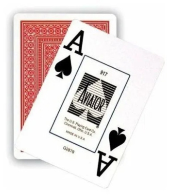 картинка Карты "Aviator Standard Index red" от магазина Gamesdealer.ru