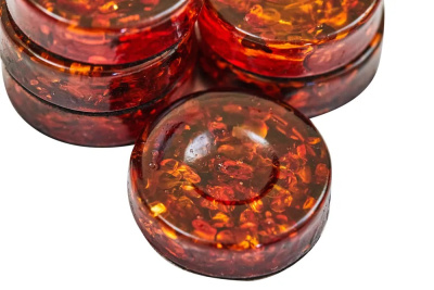 картинка Фишки шашки-нарды цвет коньяк-слоновая кость от магазина Gamesdealer.ru