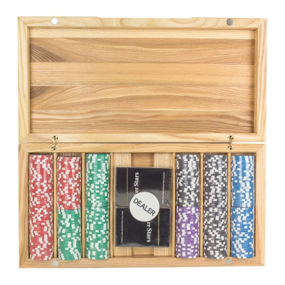 картинка Набор для покера Ultimate на 300 фишек в кейсе из ясеня v2, Partida от магазина Gamesdealer.ru