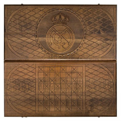 картинка Нарды резные "Реал Мадрид", Ustyan от магазина Gamesdealer.ru