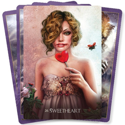 картинка Карты Таро "Divine Circus Oracle cards (2 edition)" Blue Angel / Карты оракула Божественного цирка ( от магазина Gamesdealer.ru