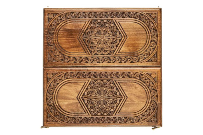 картинка Нарды резные "Шестигранный Узор" 50, Haleyan от магазина Gamesdealer.ru