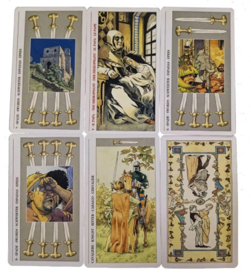 картинка Карты Таро "Decameron Tarot" Reprint / Таро Декамерон TAROMANIA от магазина Gamesdealer.ru