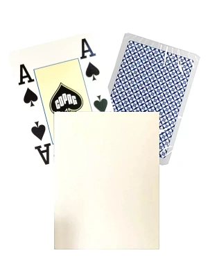 Карты "Copag Poker Tech Art jumbo index blue"