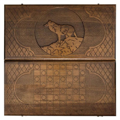 картинка Нарды резные  "Волк-2", Ustyan от магазина Gamesdealer.ru