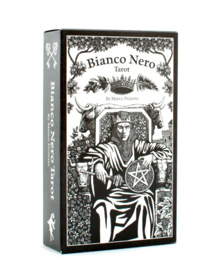 Карты Таро "Bianco Nero Tarot" US Games / Чёрно-Белое Таро