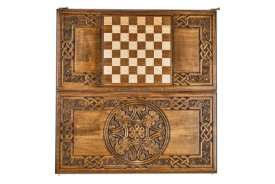 картинка Нарды резные "Армянский узор 7" 60, Haleyan от магазина Gamesdealer.ru