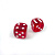 картинка Комплект костей из янтаря красные 15мм, 2 шт от магазина GamesDealer.ru