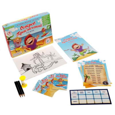 картинка Командные игры для детей «Остров приключений» от магазина Gamesdealer.ru
