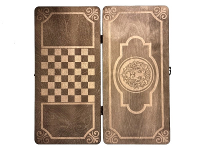 картинка Нарды Марс "Лев 2" средние (деревянные, 50 см, Россия), Partida от магазина Gamesdealer.ru