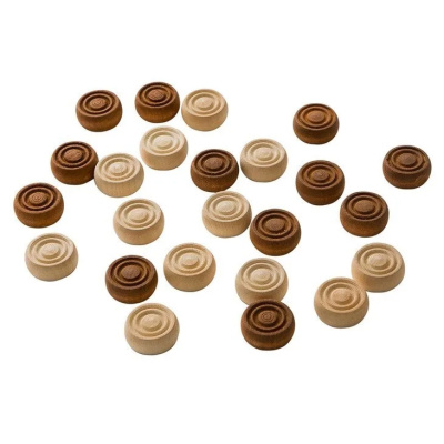 картинка Фишки для нард "Кировские" большие с кубиками от магазина Gamesdealer.ru