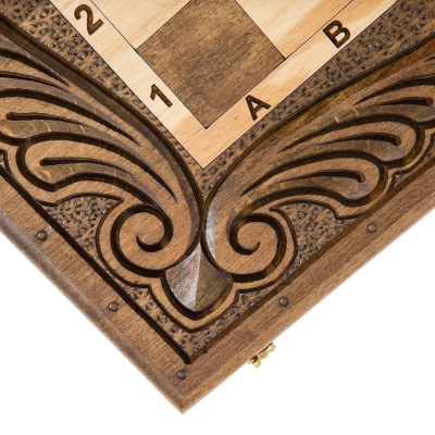 картинка Шахматы + нарды резные 50, am454, Mirzoyan от магазина Gamesdealer.ru