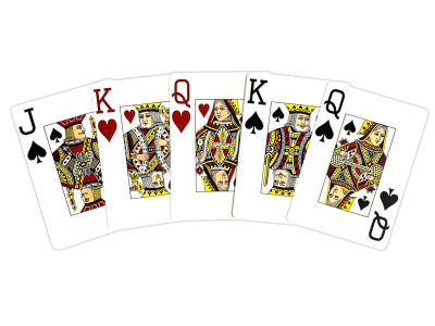 картинка Игральные карты Fournier 2818, блок 12 шт. синие и красные от магазина Gamesdealer.ru