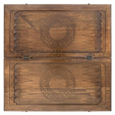 картинка Нарды резные "Зодиак Лев", Ustyan от магазина Gamesdealer.ru