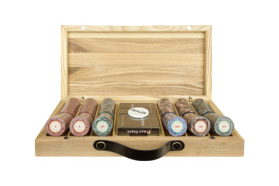 Набор для покера Casino Royale на 300 фишек в кейсе из ясеня v2, Partida