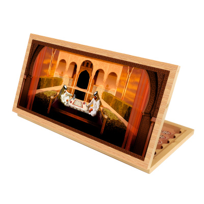 Нарды + Шашки Аравия Шейхи большие (Россия, дерево, 60 см), Partida