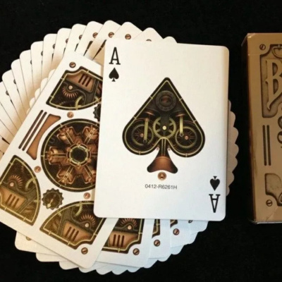 картинка Карты "Bicycle Gold Steampunk" от магазина Gamesdealer.ru