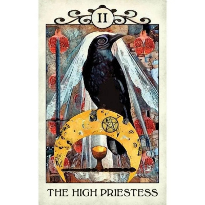 картинка Карты Таро "Crow Tarot" Reprint / Таро Ворона TAROMANIA от магазина Gamesdealer.ru