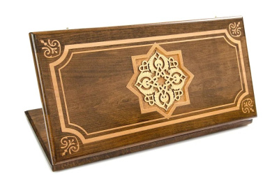 картинка Нарды резные "Золотой Узор 4" 60, Mirzoyan от магазина Gamesdealer.ru