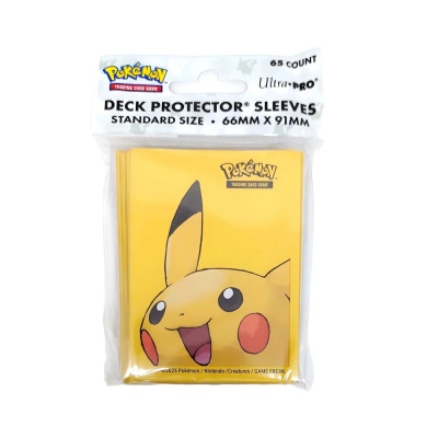 Ultra PRO Pokémon Pikachu 65ct Deck Protector Sleeves for Pokémon